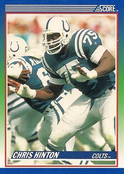 #75 Chris Hinton - Indianapolis Colts - 1990 Score Football