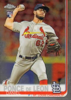 #75 Daniel Ponce de Leon - St. Louis Cardinals - 2019 Topps Chrome Baseball