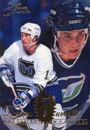 #75 Darren Turcotte - Hartford Whalers - 1994-95 Flair Hockey