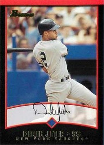 #75 Derek Jeter - New York Yankees - 2001 Bowman Baseball