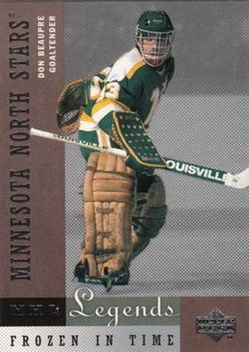 #75 Don Beaupre - Minnesota North Stars - 2001-02 Upper Deck Legends Hockey