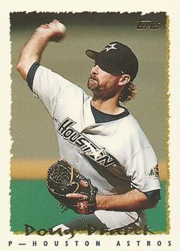 #75 Doug Drabek - Houston Astros - 1995 Topps Baseball