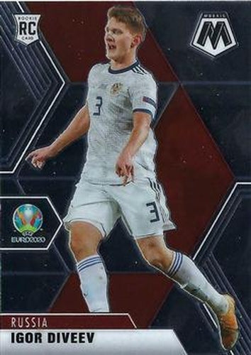 #75 Igor Diveev - Russia - 2021 Panini Mosaic UEFA EURO Soccer