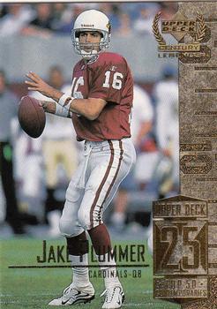 #75 Jake Plummer - Arizona Cardinals - 1999 Upper Deck Century Legends Football