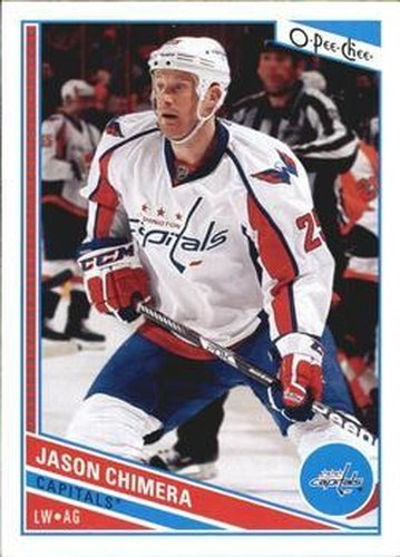 #75 Jason Chimera - Washington Capitals - 2013-14 O-Pee-Chee Hockey