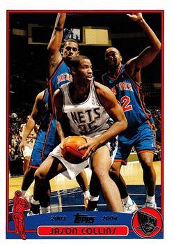 #75 Jason Collins - New Jersey Nets - 2003-04 Topps Basketball