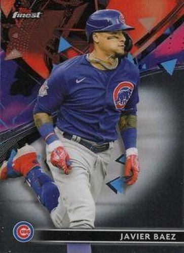 #75 Javier Baez - Chicago Cubs - 2021 Finest Baseball
