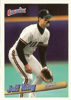 #75 Jeff King - Pittsburgh Pirates - 1996 Bazooka Baseball