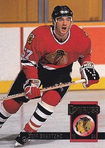 #75 Jeff Shantz - Chicago Blackhawks - 1993-94 Donruss Hockey