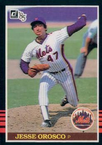 #75 Jesse Orosco - New York Mets - 1985 Donruss Baseball