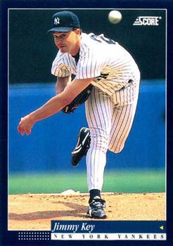 #75 Jimmy Key - New York Yankees -1994 Score Baseball