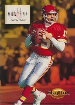 #75 Joe Montana - Kansas City Chiefs - 1994 SkyBox Premium Football