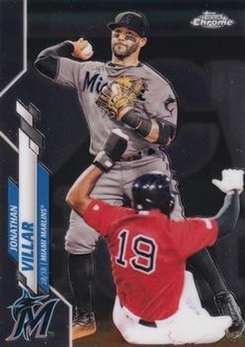 #75 Jonathan Villar - Miami Marlins - 2020 Topps Chrome Baseball