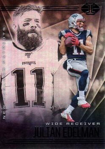 #75 Julian Edelman - New England Patriots - 2020 Panini Illusions Football