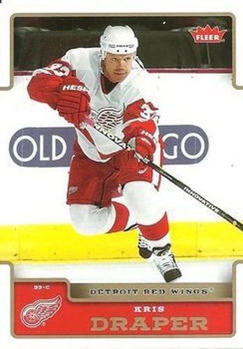 #75 Kris Draper - Detroit Red Wings - 2006-07 Fleer Hockey