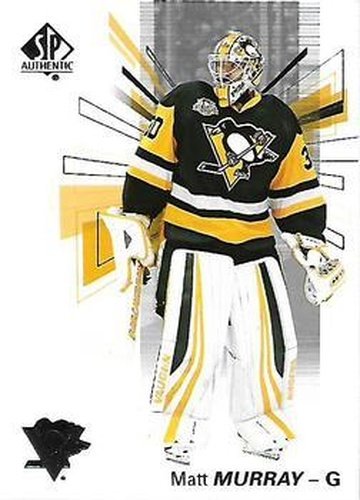 #75 Matt Murray - Pittsburgh Penguins - 2016-17 SP Authentic Hockey