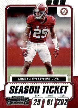 #75 Minkah Fitzpatrick - Alabama Crimson Tide - 2021 Panini Contenders Draft Picks Football