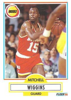 #75 Mitchell Wiggins - Houston Rockets - 1990-91 Fleer Basketball
