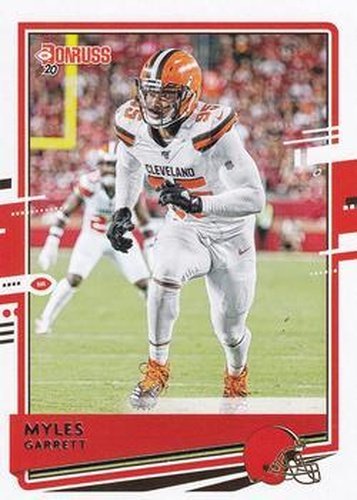 #75 Myles Garrett - Cleveland Browns - 2020 Donruss Football