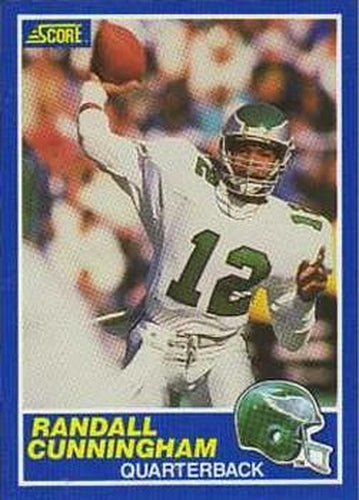 #75 Randall Cunningham - Philadelphia Eagles - 1989 Score Football