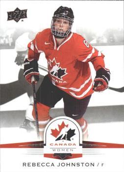 #75 Rebecca Johnston - Canada - 2014-15 Upper Deck Team Canada Juniors Hockey