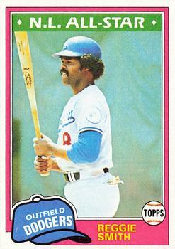 #75 Reggie Smith - Los Angeles Dodgers - 1981 Topps Baseball