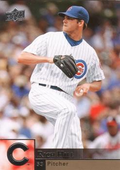 #75 Rich Hill - Chicago Cubs - 2009 Upper Deck Baseball