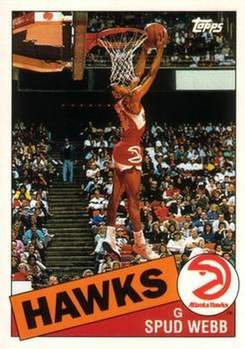 #75 Spud Webb - Atlanta Hawks - 1992-93 Topps Archives Basketball