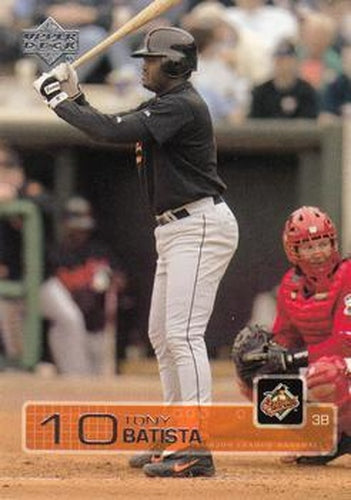 #75 Tony Batista - Baltimore Orioles - 2003 Upper Deck Baseball