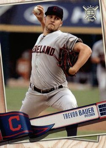 #75 Trevor Bauer - Cleveland Indians - 2019 Topps Big League Baseball