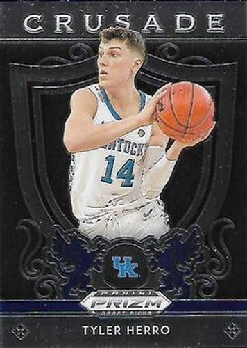 #75 Tyler Herro - Kentucky Wildcats - 2019 Panini Prizm Draft Picks Basketball