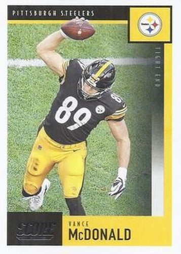 #75 Vance McDonald - Pittsburgh Steelers - 2020 Score Football