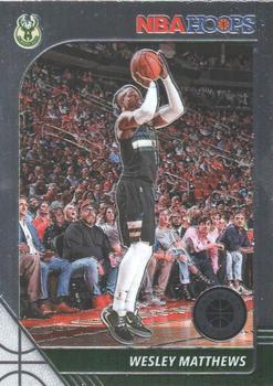 #75 Wesley Matthews - Milwaukee Bucks - 2019-20 Hoops Premium Stock Basketball