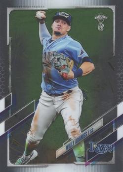 #75 Willy Adames - Tampa Bay Rays - 2021 Topps Chrome Ben Baller Edition Baseball