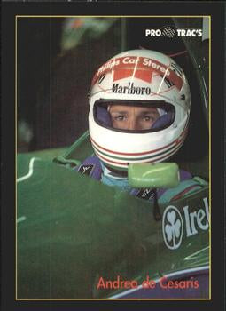 #75 Andrea de Cesaris - Jordan - 1991 ProTrac's Formula One Racing