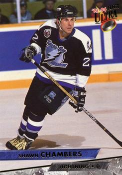 #75 Shawn Chambers - Tampa Bay Lightning - 1993-94 Ultra Hockey