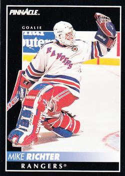 #75 Mike Richter - New York Rangers - 1992-93 Pinnacle Canadian Hockey