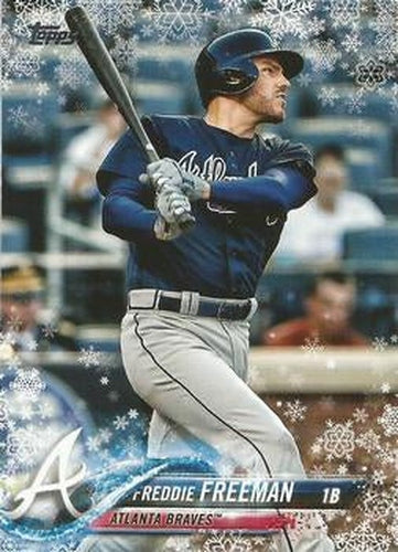 #HMW75 Freddie Freeman - Atlanta Braves - 2018 Topps Holiday Baseball