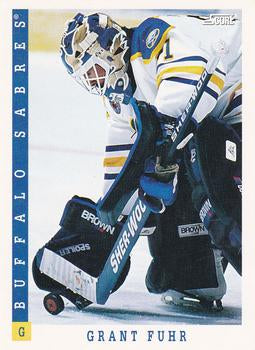 #75 Grant Fuhr - Buffalo Sabres - 1993-94 Score Canadian Hockey