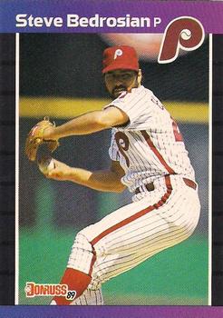 #75 Steve Bedrosian - Philadelphia Phillies - 1989 Donruss Baseball
