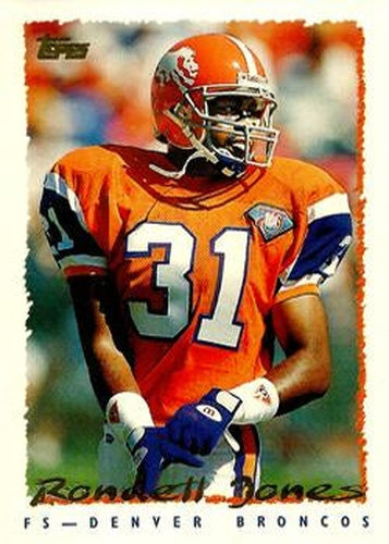 #75 Rondell Jones - Denver Broncos - 1995 Topps Football