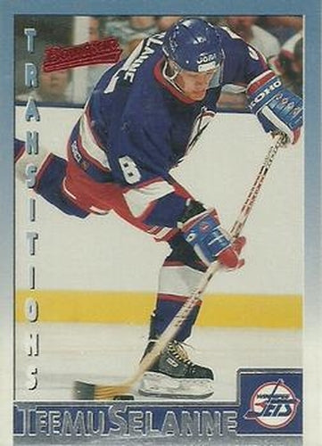 #75 Teemu Selanne - Winnipeg Jets - 1995-96 Bowman Hockey