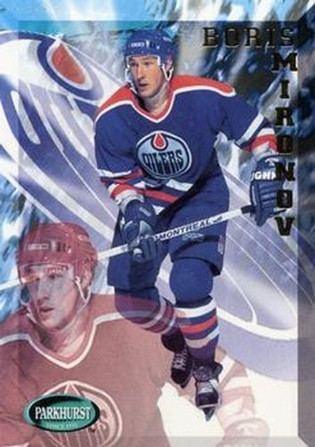 #75 Boris Mironov - Edmonton Oilers - 1995-96 Parkhurst International Hockey
