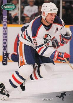 #75 Shayne Corson - Edmonton Oilers - 1994-95 Parkhurst Hockey