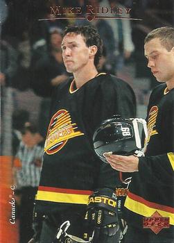 #75 Mike Ridley - Vancouver Canucks - 1995-96 Upper Deck Hockey