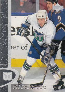 #75 Geoff Sanderson - Hartford Whalers - 1996-97 Upper Deck Hockey