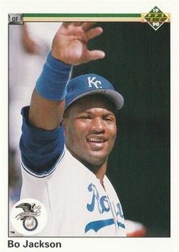 #75 Bo Jackson - Kansas City Royals - 1990 Upper Deck Baseball