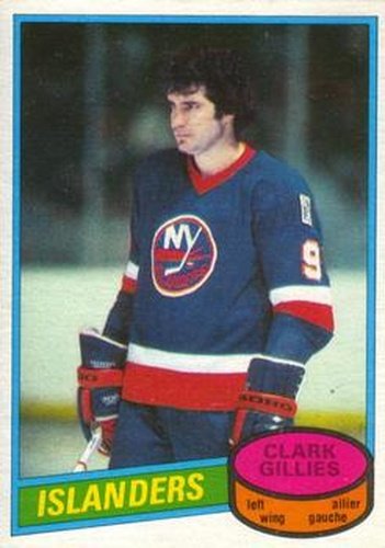 #75 Clark Gillies - New York Islanders - 1980-81 O-Pee-Chee Hockey