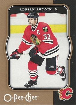 #75 Adrian Aucoin - Calgary Flames - 2007-08 O-Pee-Chee Hockey