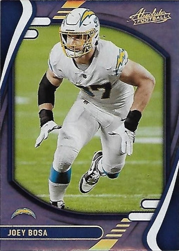 #75 Joey Bosa - Los Angeles Chargers - 2021 Panini Absolute Football